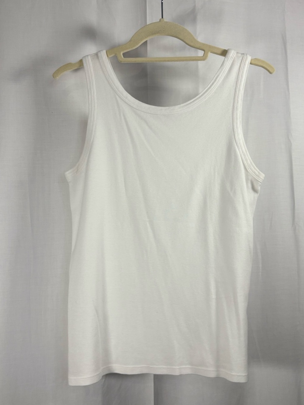 EUC THE ROW White Women's Classic Tank Top - 100% Cotton Size Small